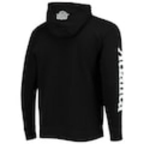 Men's Atlanta Hawks Mitchell & Ness Black Outkast X BR Remix Pullover Hoodie 4XL - Picture 7 of 7